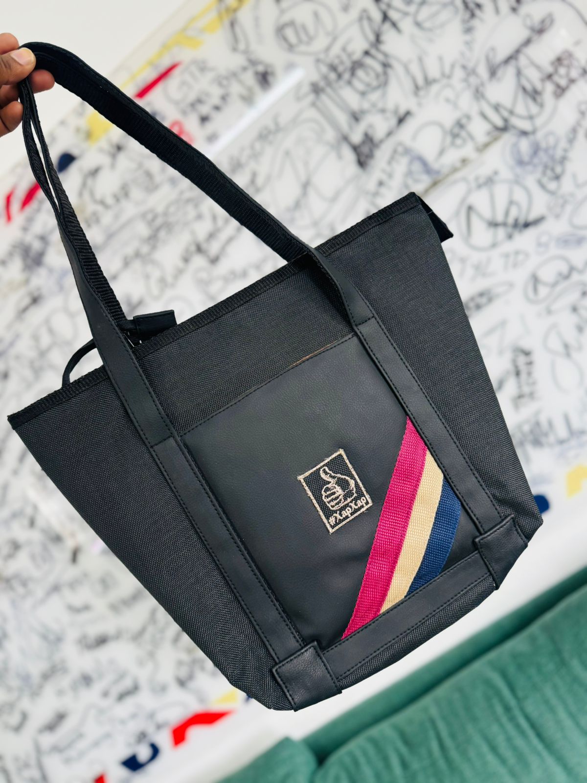 XapXap Tote Bag - Full Black