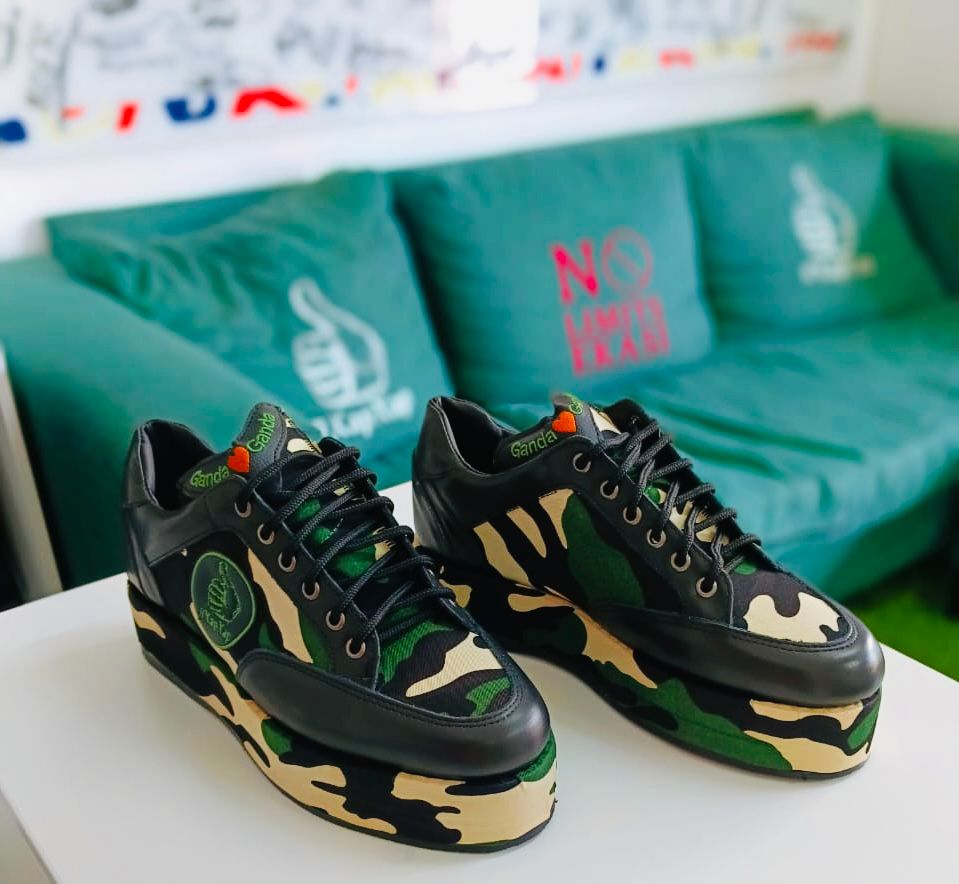 Ganda Ganda - Army Green & Black High